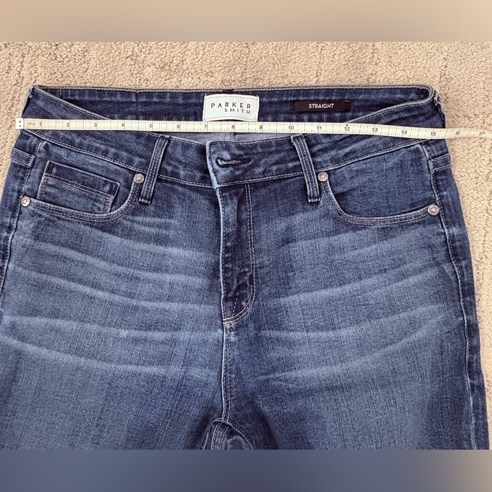 Parker Smith Women's Jeans Size 28
Straight Stretch Denim Blue Cotton Blend - Picture 7 of 9